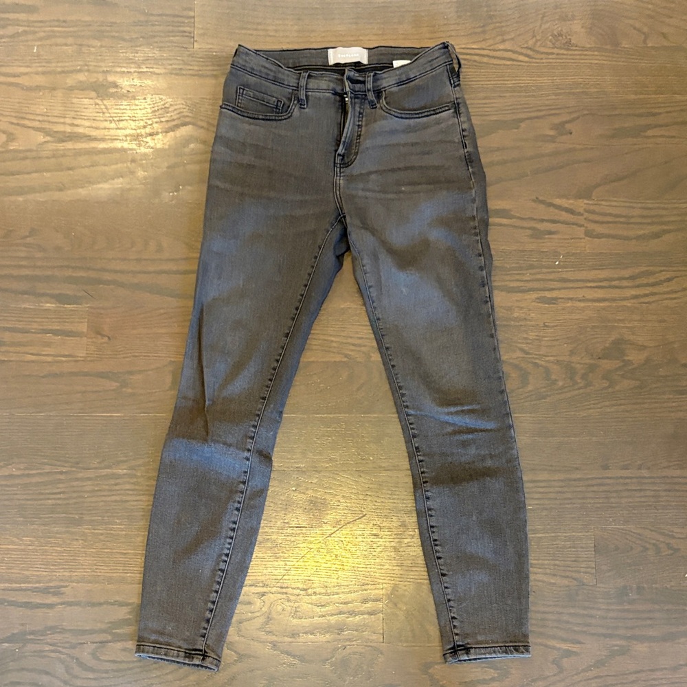 Everlane Women's High-Rise Skinny Jeans - Gray